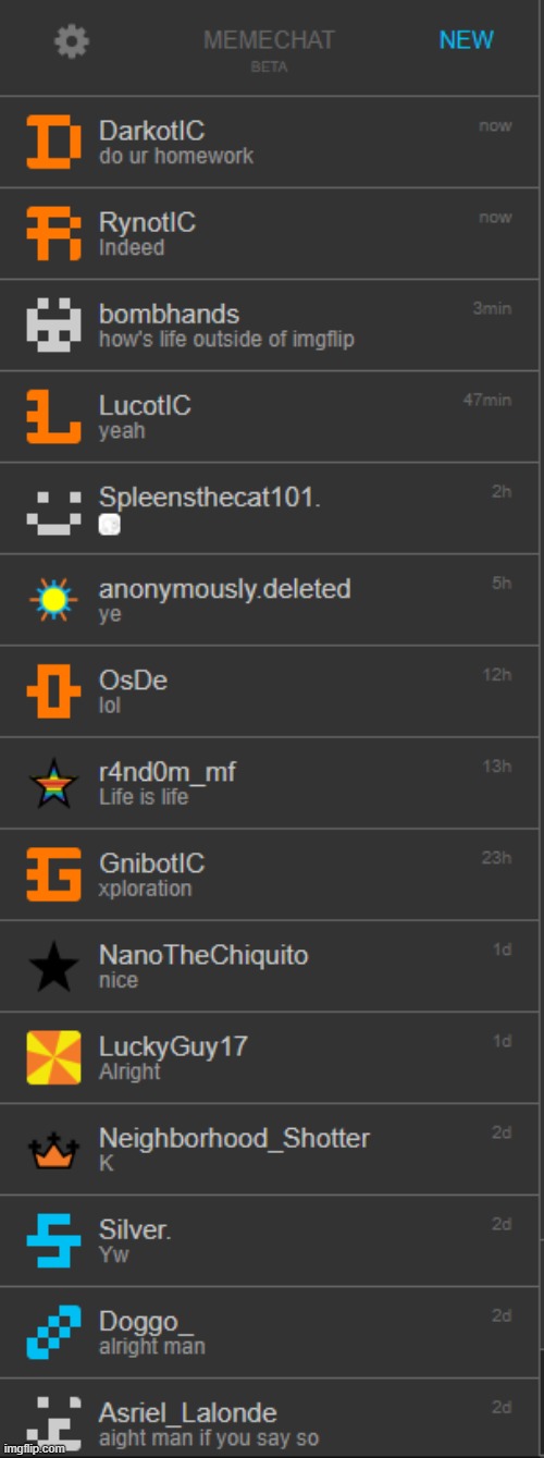 memechat reveal | made w/ Imgflip meme maker