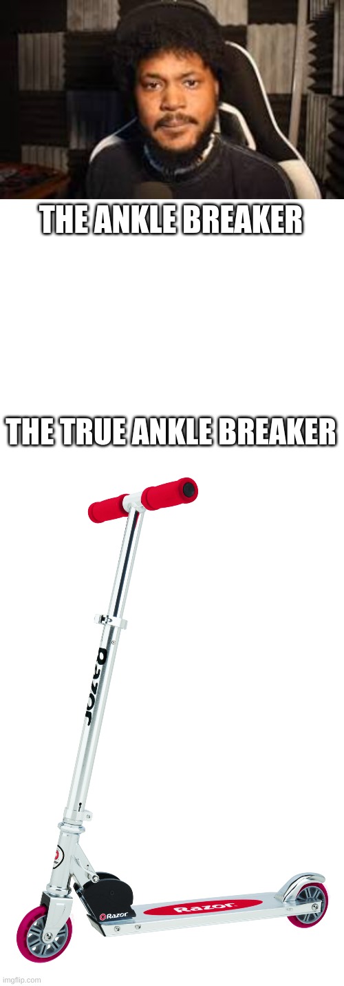 SOOOOOOOOOO TRUE YALL | THE ANKLE BREAKER; THE TRUE ANKLE BREAKER | image tagged in funny,funny memes | made w/ Imgflip meme maker