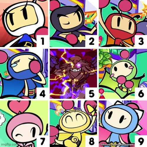 Which Bomberman character best represents your mood today? | made w/ Imgflip meme maker