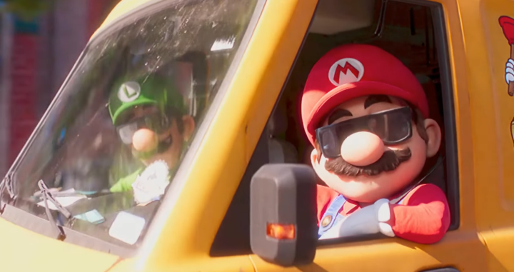 Mario and Luigi with shades Blank Meme Template