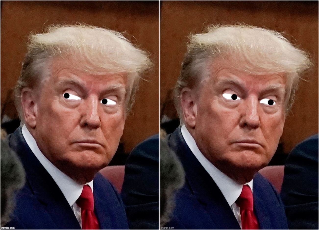 trumpy muppet... | image tagged in monkey puppet | made w/ Imgflip meme maker