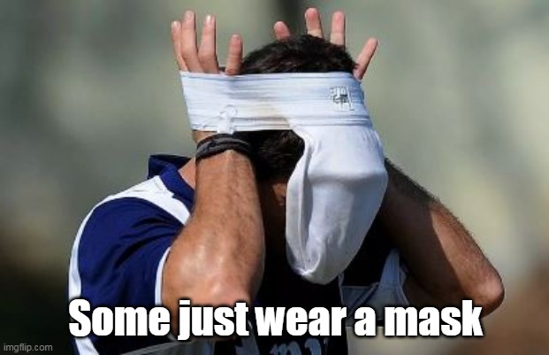 Some just wear a mask | made w/ Imgflip meme maker