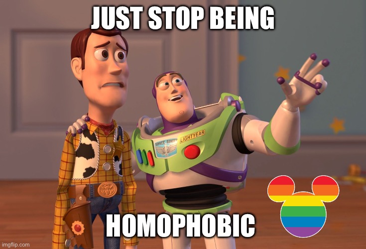 Homophobic people this is for u | JUST STOP BEING; HOMOPHOBIC | image tagged in memes,x x everywhere | made w/ Imgflip meme maker