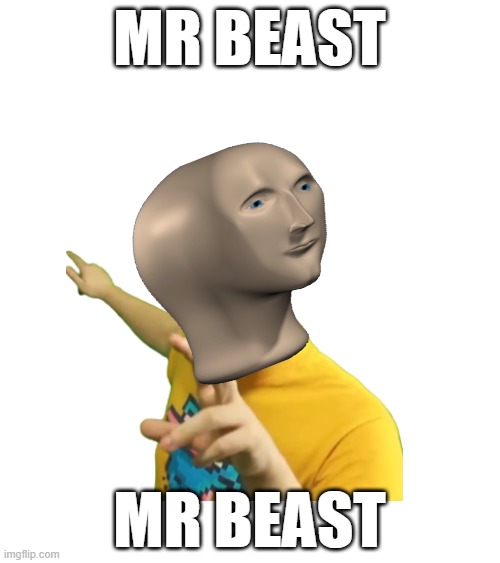 mr beast | MR BEAST; MR BEAST | image tagged in mr beast | made w/ Imgflip meme maker