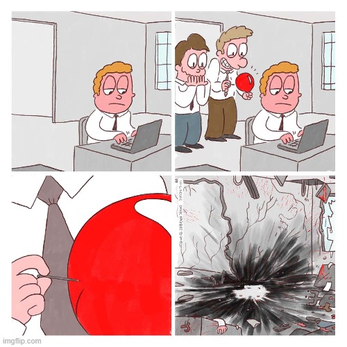 That was deadly | image tagged in dark humor,comics/cartoons | made w/ Imgflip meme maker