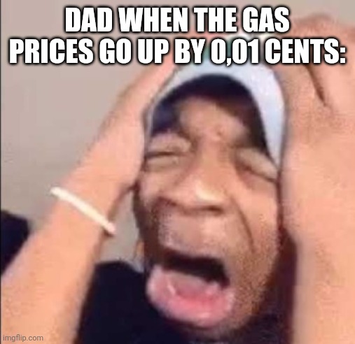 Electric cars exist you know | DAD WHEN THE GAS PRICES GO UP BY 0,01 CENTS: | image tagged in memes,funny,dad,gas prices | made w/ Imgflip meme maker