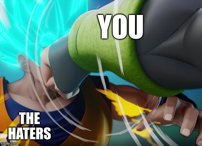 YOU THE HATERS | made w/ Imgflip meme maker