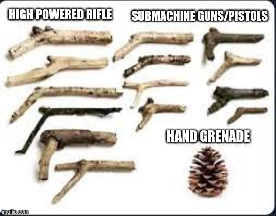 THIS IS WHAT WE THE KIDS SEE! | HIGH POWERED RIFLE; SUBMACHINE GUNS/PISTOLS; HAND GRENADE | image tagged in kids,wait what | made w/ Imgflip meme maker