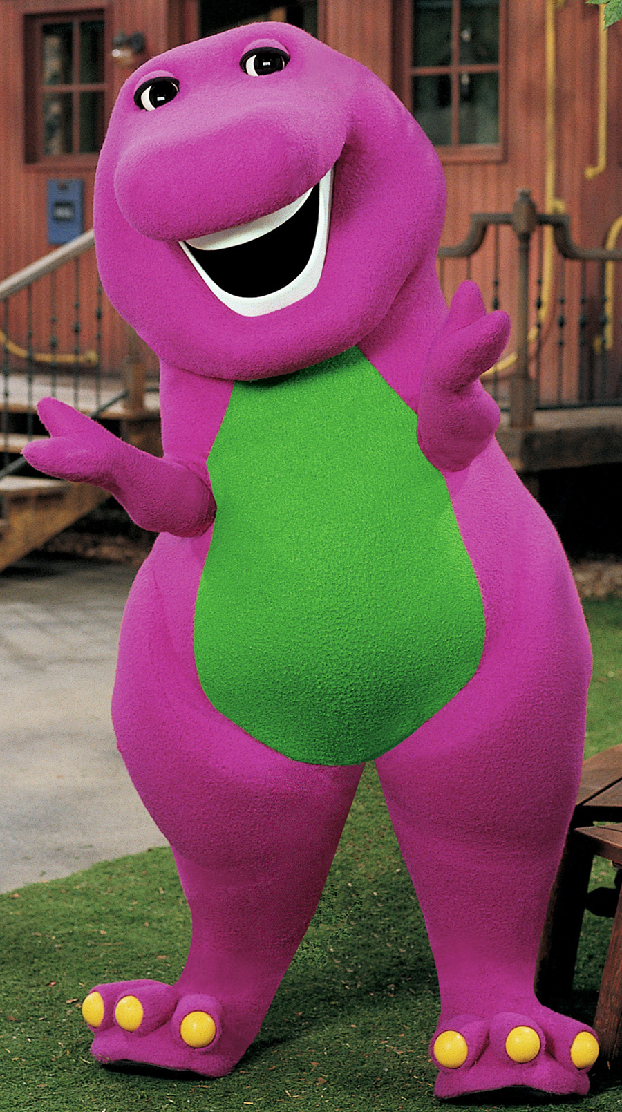 Barney the enemy Blank Meme Template