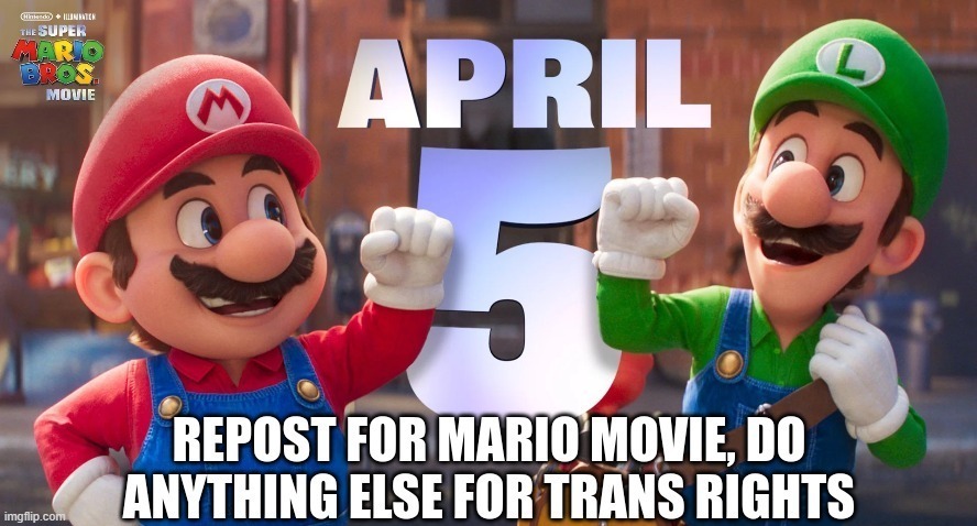DO IT | image tagged in repost,super mario,trans,do it,stop reading the tags | made w/ Imgflip meme maker