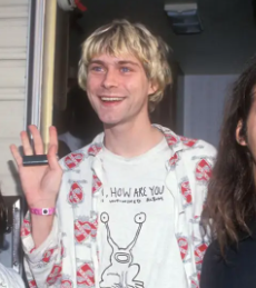 High Quality Kurt Cobain Blank Meme Template