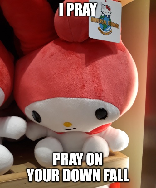 I PRAY; PRAY ON YOUR DOWN FALL | made w/ Imgflip meme maker