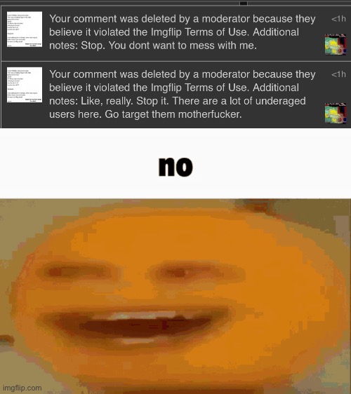 Bro really said “don’t mess with me.” | made w/ Imgflip meme maker