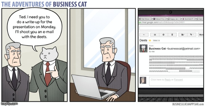 The Adventures of Business Cat #20 | made w/ Imgflip meme maker