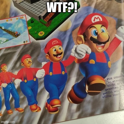 Mario Evolution | WTF?! | image tagged in evolution,mario | made w/ Imgflip meme maker