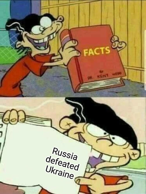 Double d facts book  | Russia defeated Ukraine | image tagged in double d facts book,slavic,russo-ukrainian war | made w/ Imgflip meme maker