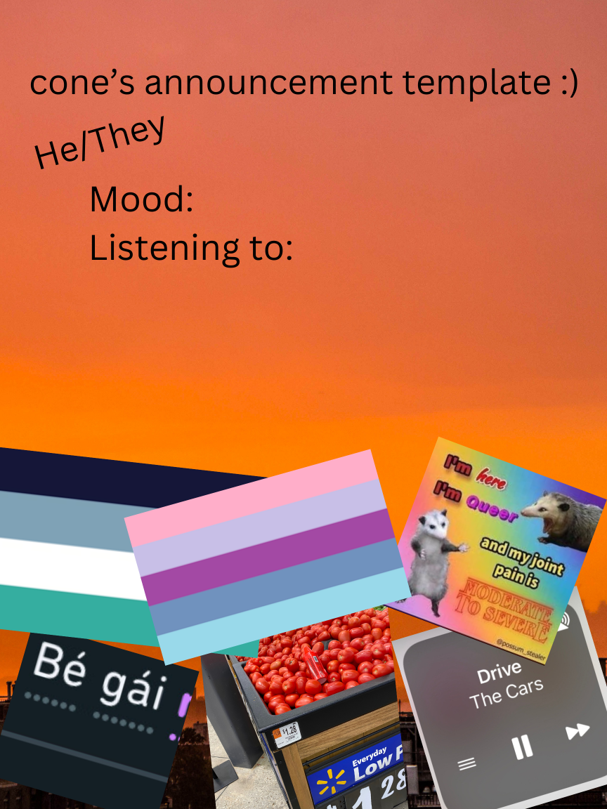 conehead’s other announcement temp Blank Meme Template