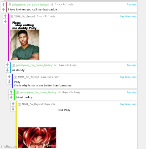 The average convocation between Polly and I | made w/ Imgflip meme maker