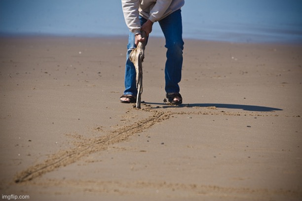 line in sand | image tagged in line in sand | made w/ Imgflip meme maker