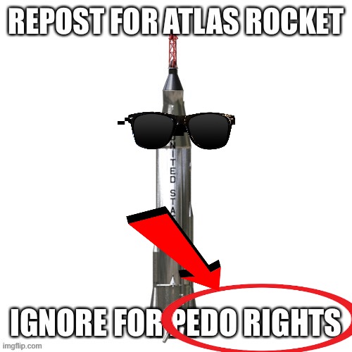 G | image tagged in atlas rocket | made w/ Imgflip meme maker