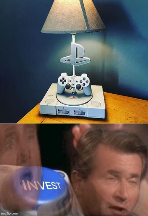 Another Great Lamp! | image tagged in invest,playstation,gaming,lamp,memes | made w/ Imgflip meme maker