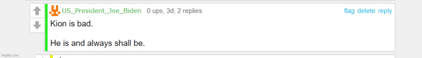 Kion is bad he is and always shall be | image tagged in kion is bad he is and always shall be | made w/ Imgflip meme maker