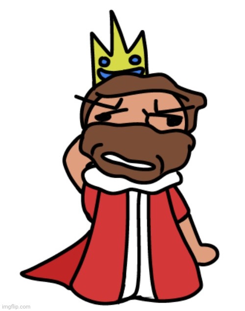 this is King Ricky, a very smart king who can definitely be trusted to run a whole kingdom | made w/ Imgflip meme maker