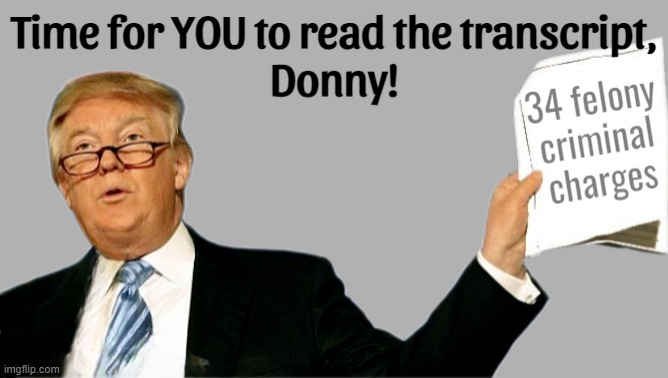 get ur glasses on, old man... | image tagged in transcript,read,it | made w/ Imgflip meme maker