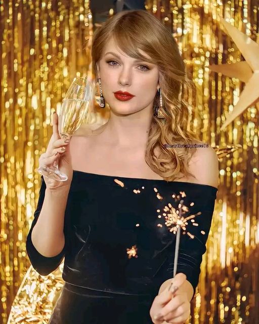 Taylor Swift Happy New Year Blank Meme Template