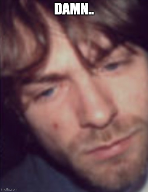 High Quality Kurt cobain Blank Meme Template