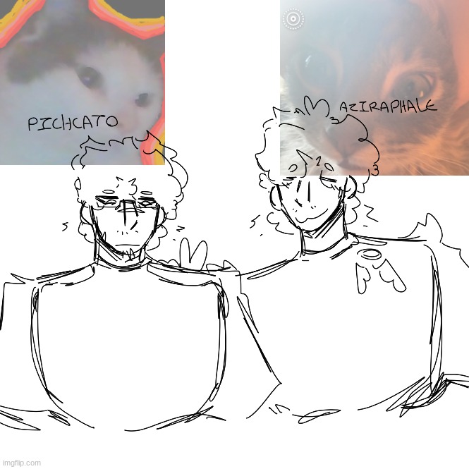 drew my cats as humans!! (yes, got inspo from moss) | made w/ Imgflip meme maker