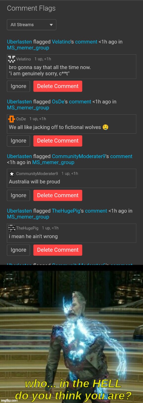 image tagged in ego who do you think you are | made w/ Imgflip meme maker