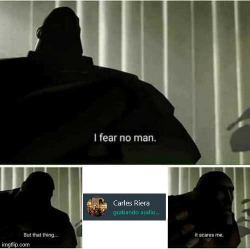 rierino | image tagged in i fear no man | made w/ Imgflip meme maker
