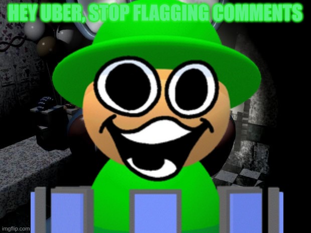 this uber guy should stop | HEY UBER, STOP FLAGGING COMMENTS | image tagged in memes,dave and bambi | made w/ Imgflip meme maker