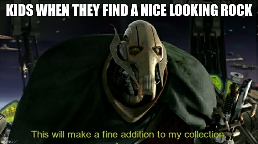 I was bored | KIDS WHEN THEY FIND A NICE LOOKING ROCK | image tagged in fun,funny,this will make a fine addition to my collection | made w/ Imgflip meme maker