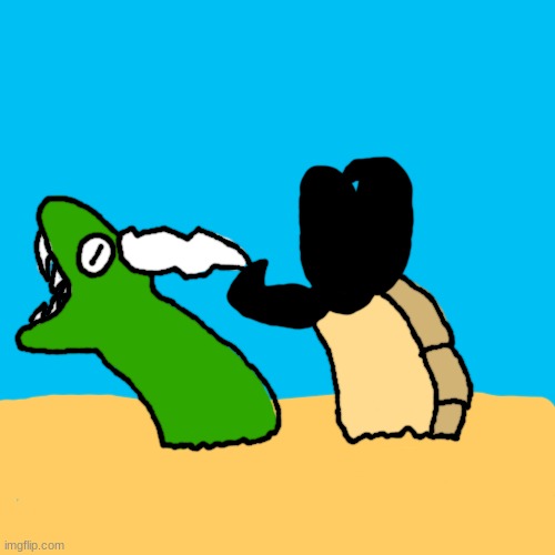 Ptolemy the Glass Spitter and Basilisk the Acidcannon Wyrm | image tagged in ptolemy the glass spitter and basilisk the acidcannon wyrm | made w/ Imgflip meme maker