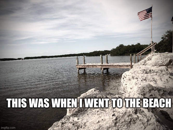 THIS WAS WHEN I WENT TO THE BEACH | made w/ Imgflip meme maker