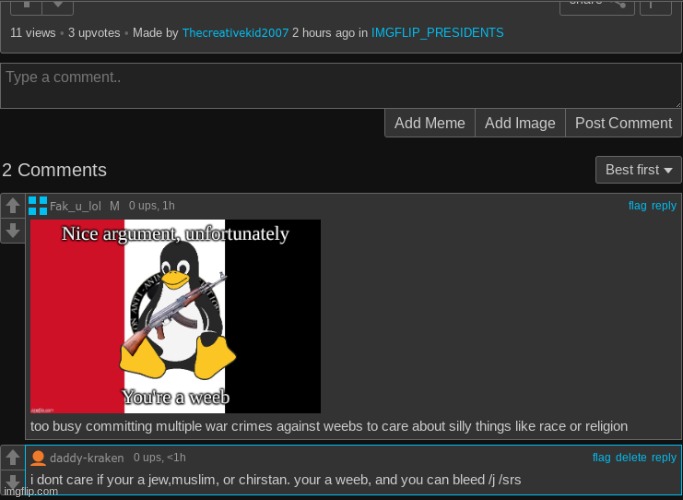 made w/ Imgflip meme maker