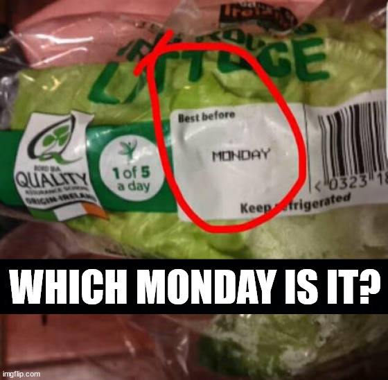 WHICH MONDAY IS IT? | made w/ Imgflip meme maker