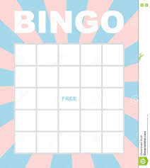 cute bingo sheet Blank Meme Template