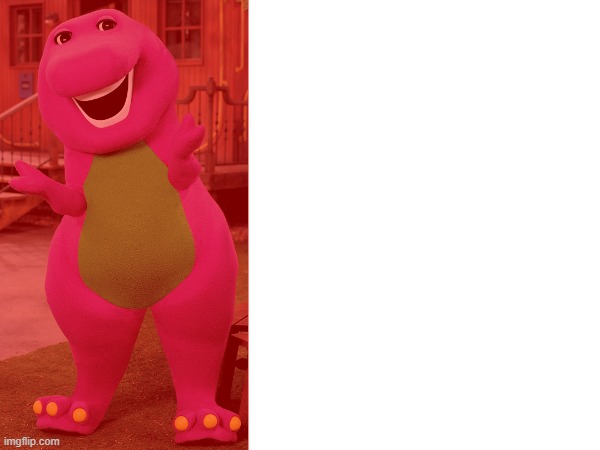 Template for Barney haters like me | made w/ Imgflip meme maker