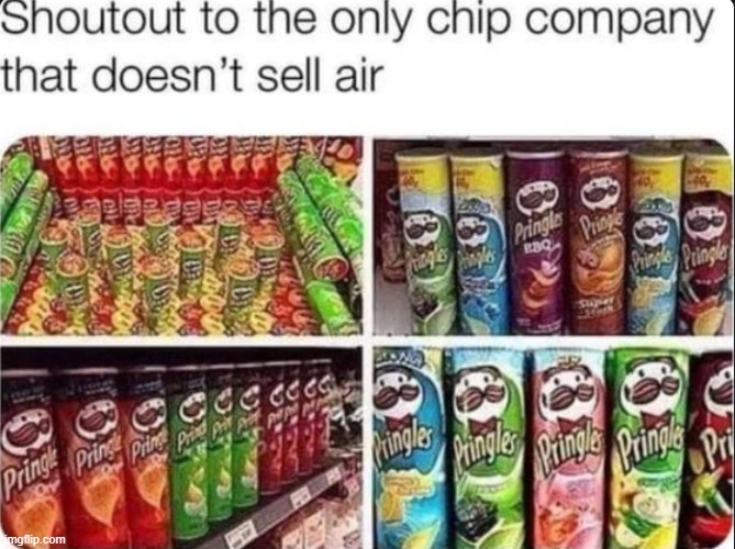 Common Pringles W | made w/ Imgflip meme maker