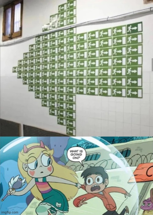 Exit marked boss | image tagged in marco diaz what is going on,you had one job,star vs the forces of evil,memes | made w/ Imgflip meme maker