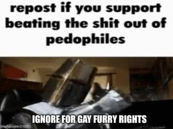 Reposted | image tagged in anti furry | made w/ Imgflip meme maker