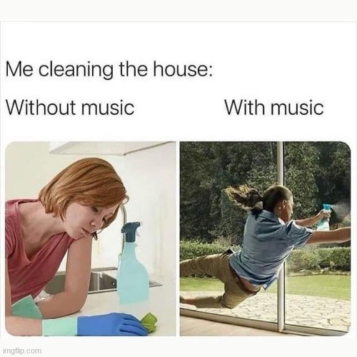 Like I feel so motivated w/ music 100% | image tagged in music,relatable | made w/ Imgflip meme maker