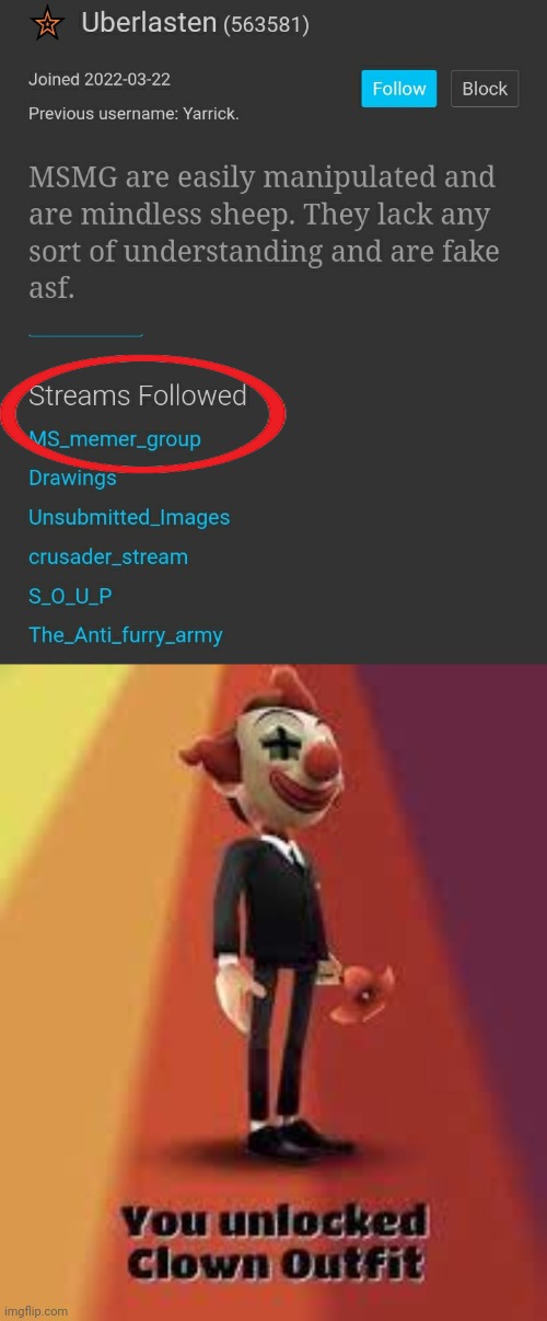 image tagged in you have unlocked clown skin | made w/ Imgflip meme maker