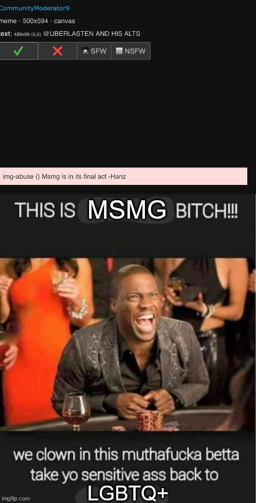 MSMG; LGBTQ+ | image tagged in we clown | made w/ Imgflip meme maker