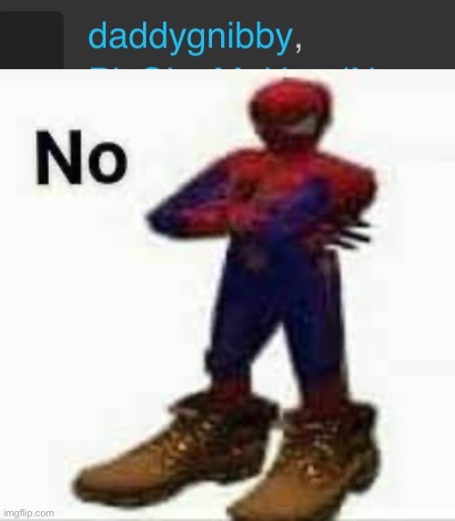 image tagged in no spiderman | made w/ Imgflip meme maker
