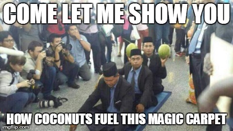 COME LET ME SHOW YOU HOW COCONUTS FUEL THIS MAGIC CARPET | image tagged in tok bomoh | made w/ Imgflip meme maker