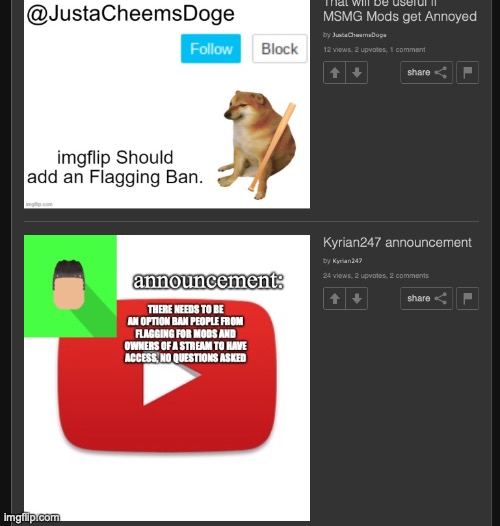 I'm starting to think justacheemsdoge is getting inspired by me, my post was 7 hours ago and his was only 4 hours ago | made w/ Imgflip meme maker